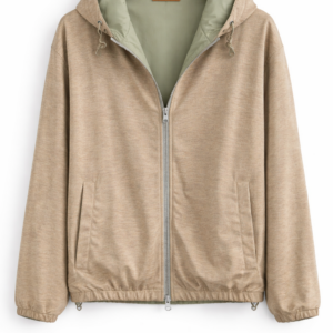 Tiano Lightweight Hooded Jacket – Beige Light Green
